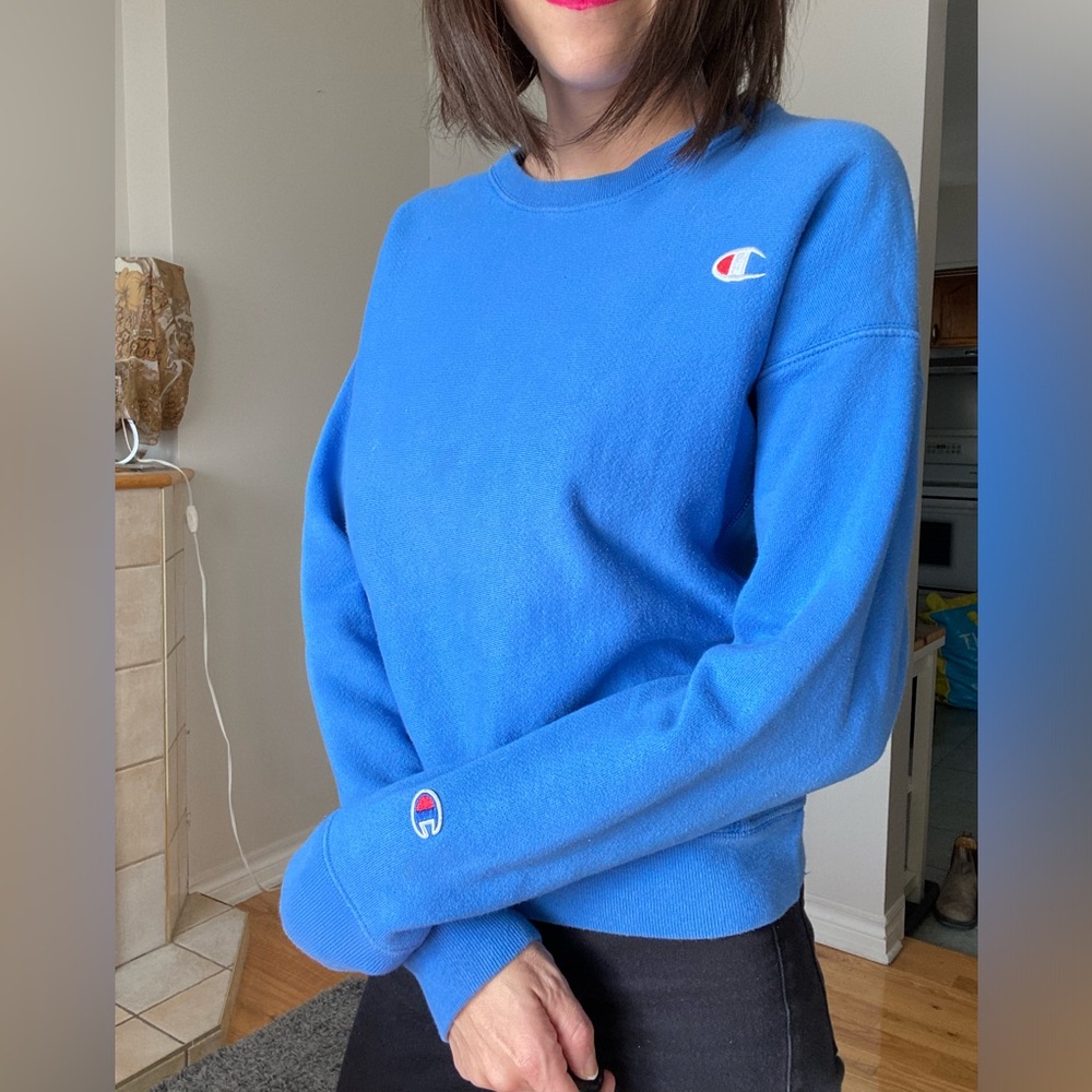 Retro Champion Crew Neck Sweatshirt - Picture 9 of 13